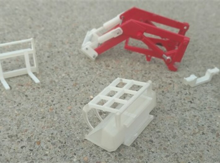 1/64 Scale Red Loader Accessory Kit 3d printed