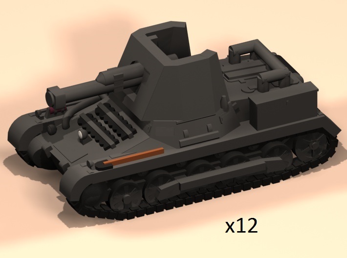 6mm Panzerjager-1  3d printed 