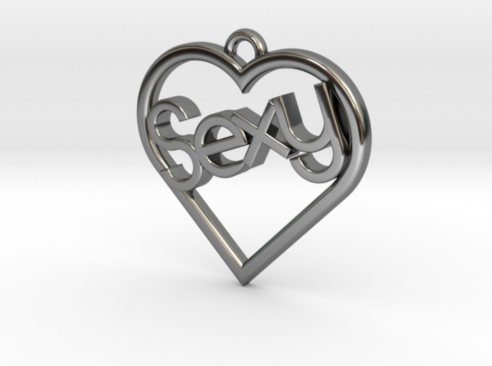 Heart &quot;Sexy&quot; 3d printed