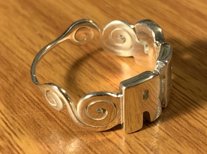 RBG Ring 3d printed 