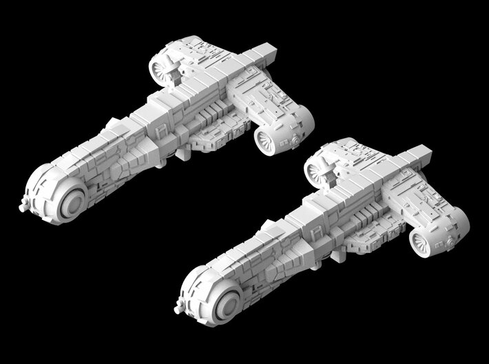 (Armada) 2x Gozanti Armed Transport 3d printed