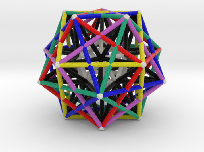 Icosahedron inside Starcage 3d printed