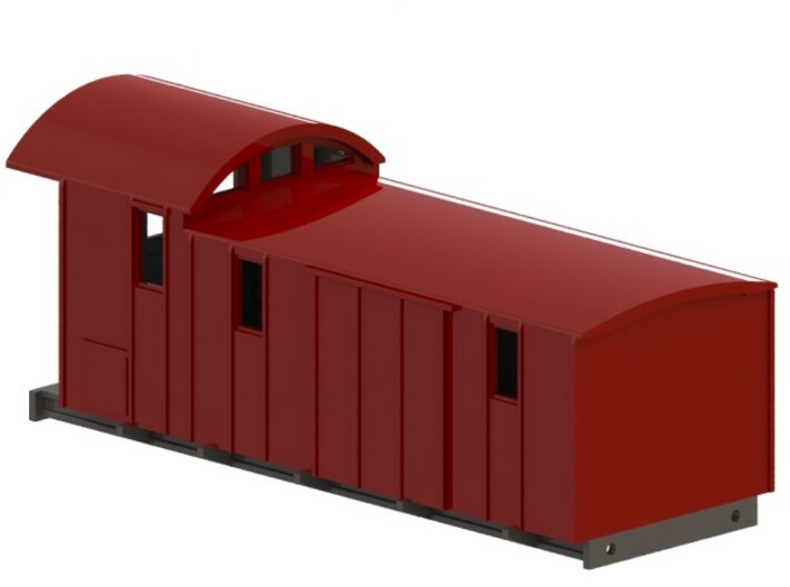 F1 - Swedish luggage wagon 3d printed CAD-model
