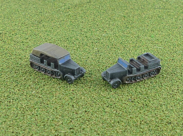 SdKfz. 8 12to Prime Mover 1/285 6mm 3d printed
