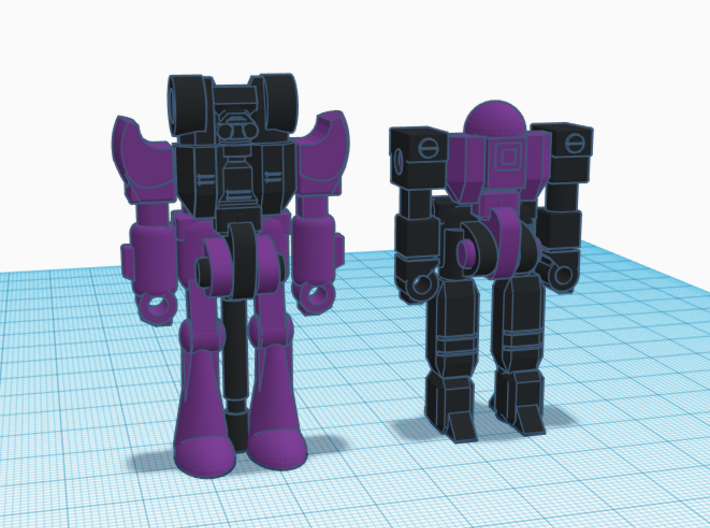 Fistfight and Sentinel RoGunner 3d printed Fistfight and Sentinel