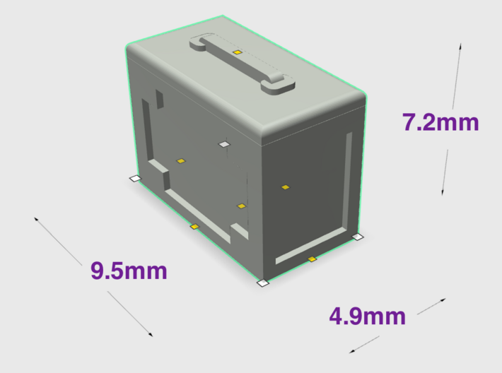 Standard : Light Ammo Cases 3d printed 