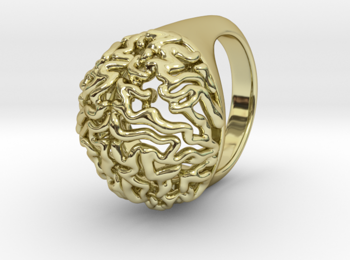 Brain Ring 3d printed