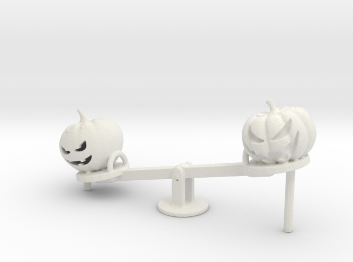 S Scale Seesaw Pumpkins 3d printed This is a render not a picture