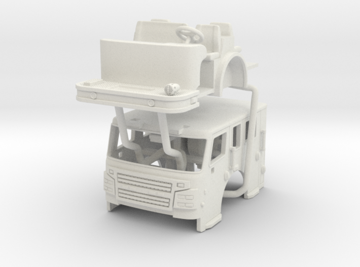 Rosenbauer 1/64 Flat Roof Cab 3d printed