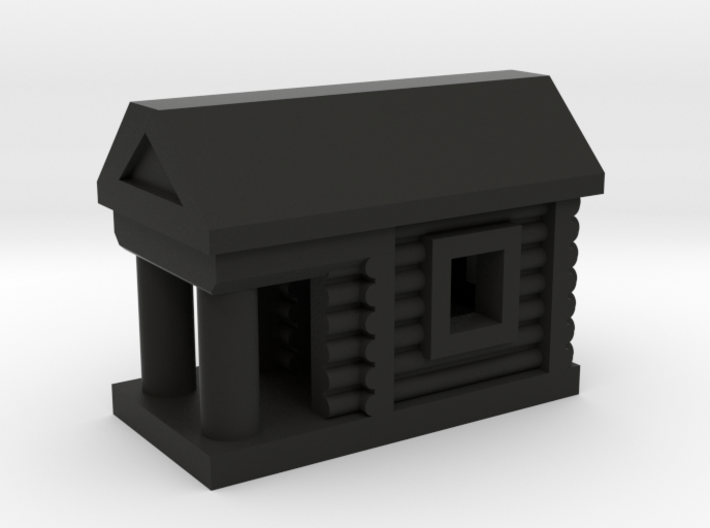 Wooden House, Trading House 3d printed