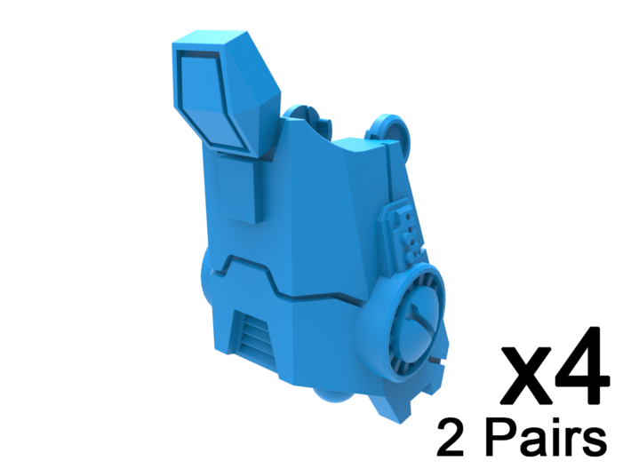 Standard Mech Leg Extensions 3d printed