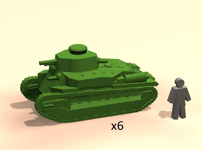 1/160 Type 89 I-Go tank 3d printed