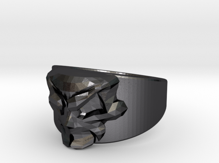 Skull Ring Size 11 3d printed