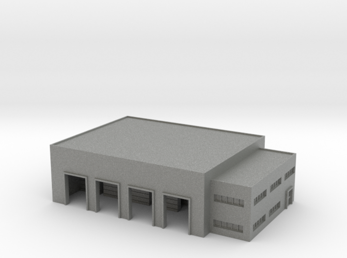 1:500 warehouse+office 3d printed