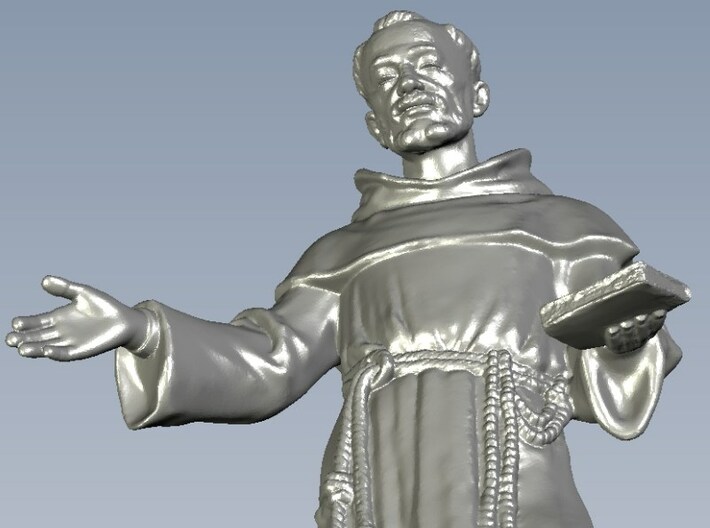 1/20 scale Catholic priest monk figure A 3d printed 