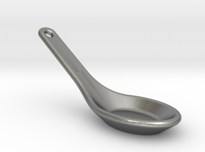 2 oz t Silver Spoon (Asian Soup Ladle) 3d printed