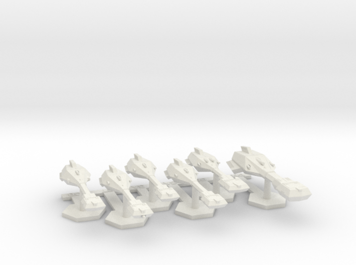 7000 Scale Trobrin Fleet Command Collection MGL 3d printed