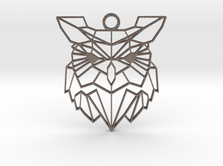 OWL NECKLACE 3d printed