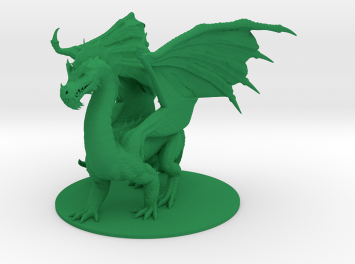 Green Dragon Adult 3d printed 