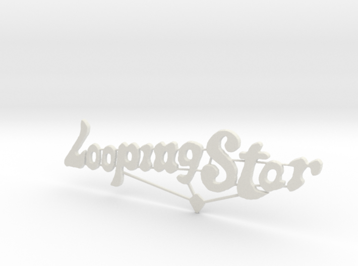 Looping Star Sign 3d printed