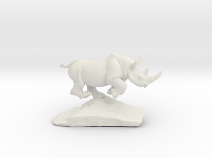 Rhino 3d printed save the rhino