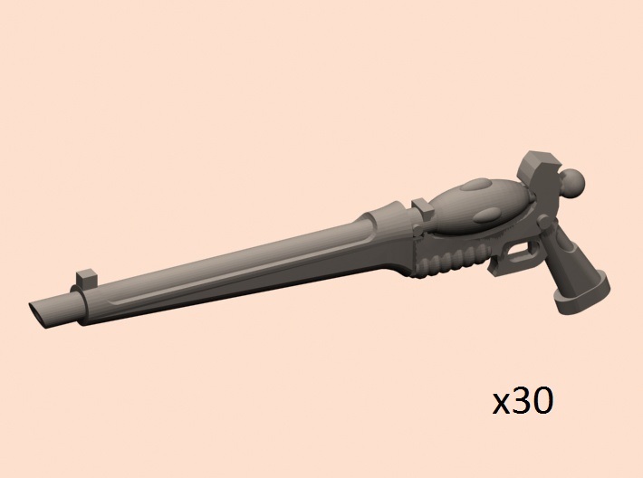 28mm Space evil elf shatter rifle 3d printed