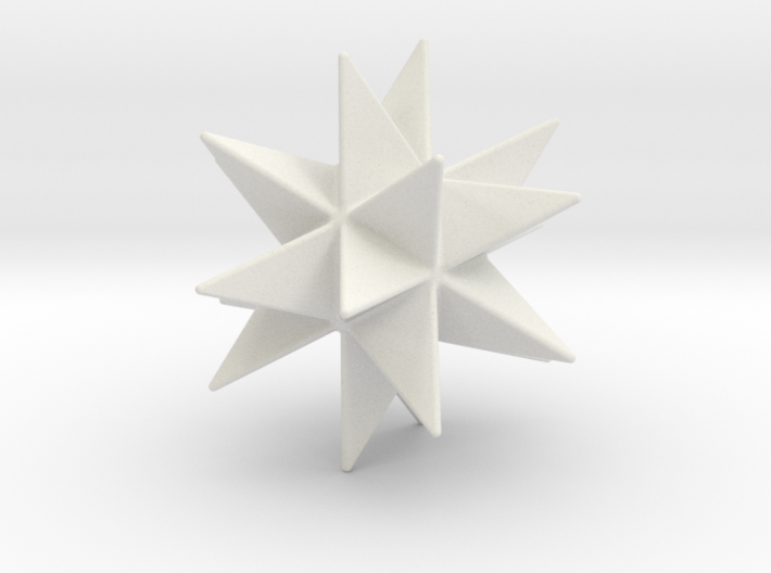 Great Stellated Dodecahedron - 1 inch - Rounded V1 3d printed