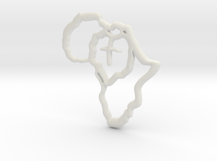 African Heart 3d printed