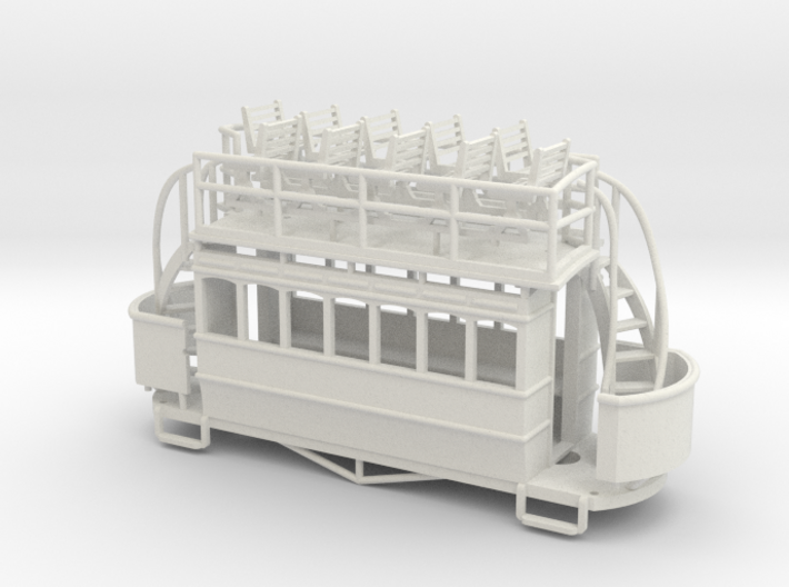 009 - 00n3 Double Decker Tram Coach 3d printed