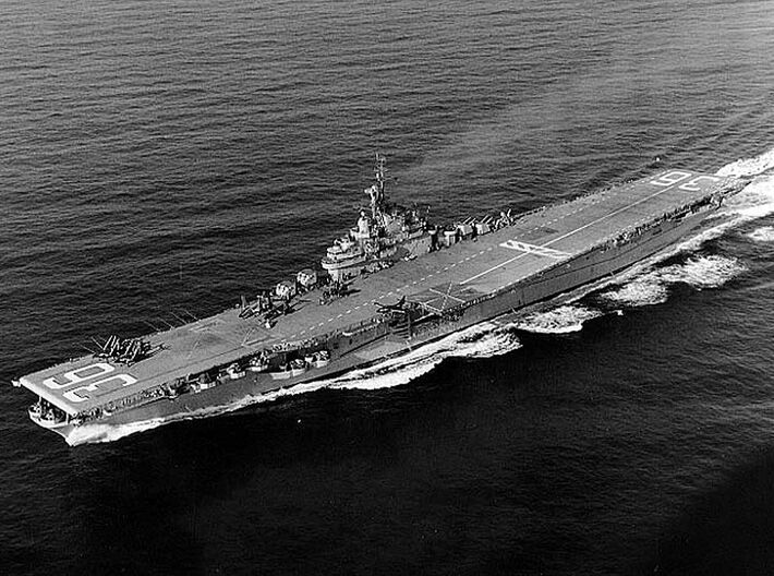 Nameplate USS Antietam CV-36 3d printed Essex-class aircraft carrier USS Antietam CV-36.