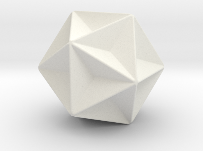 Great Dodecahedron - 1 Inch - Rounded V1 3d printed