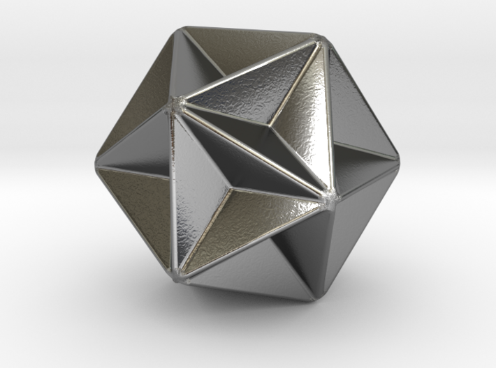 Great Dodecahedron - 10mm - Rounded V1 3d printed