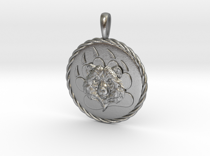 BEAR Pawn Jewelry Pendant 3d printed