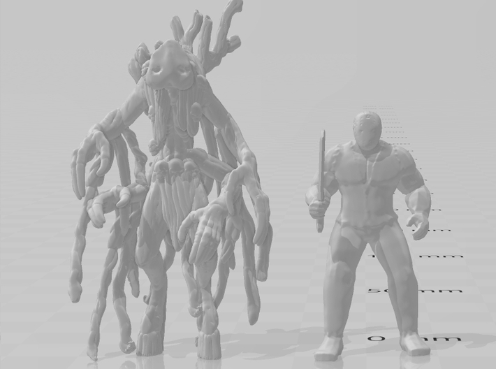 Voodoo Forest Spirit miniature model DnD games rpg 3d printed 