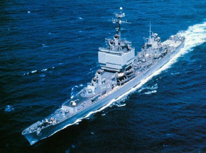 Nameplate USS Long Beach CGN-9 3d printed Nuclear-powered guided missile cruiser USS Long Beach CGN-9.