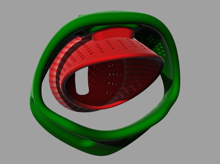 X3s Espresso L=110mm (4 5/16 inches) 3d printed with 50mm ring (option)