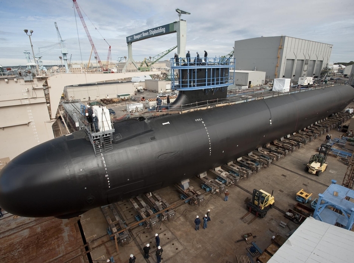 Nameplate USS Minnesota SSN-783 3d printed Virginia-class nuclear-powered attack submarine USS Minnesota SSN-783.