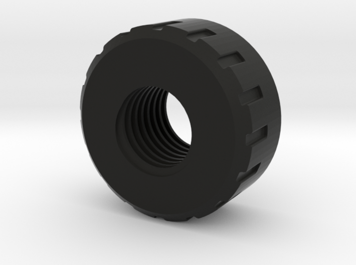Delta 15 drill press stop nut (lower) - 1/2&quot;-16 3d printed