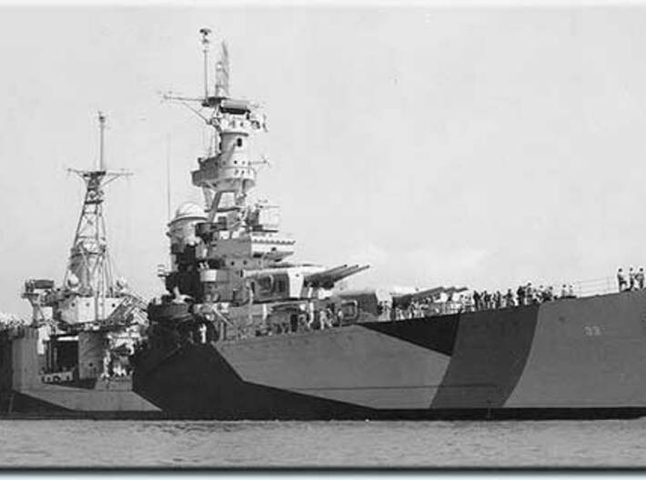 Nameplate USS Portland CA-33 3d printed Portland-class heavy cruiser USS Portland CA-33, 1944 appearance.