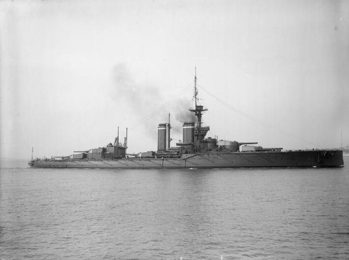 Nameplate HMS King George V (10 cm) 3d printed King George V-class battleship HMS King George V - 1911-1926