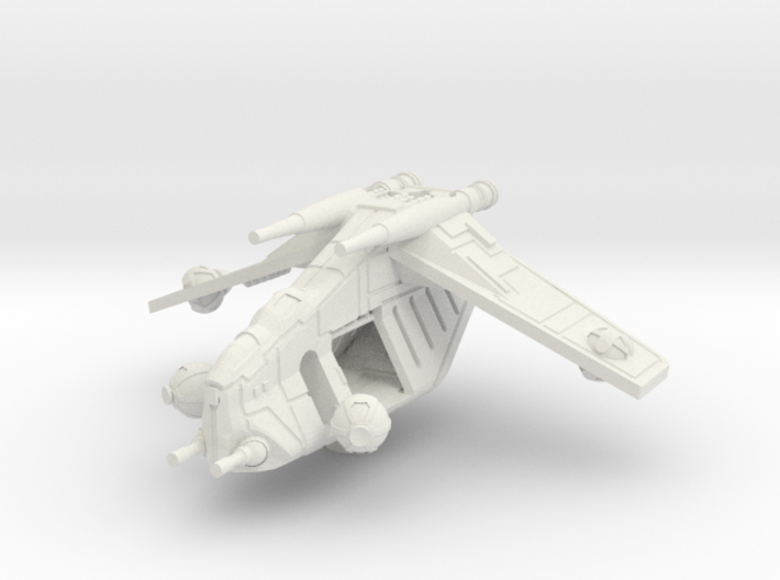 LAAT Republic Gunship (Closed) (1/270) 3d printed 