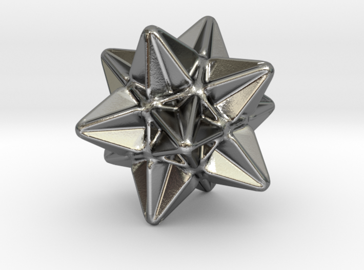 Great Icosahedron - 10 mm - Rounded V2 3d printed