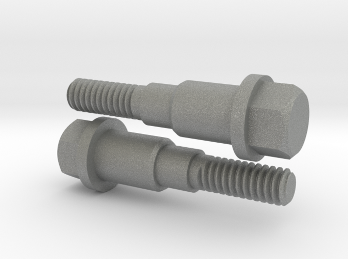 WPL D12 front axles for standard hex wheels 3d printed