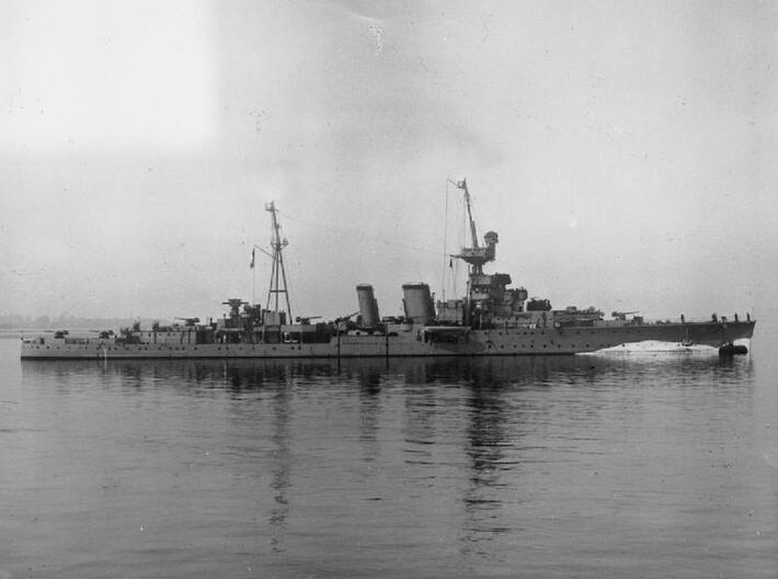 Nameplate HMS Coventry 3d printed C-class light cruiser HMS Coventry.