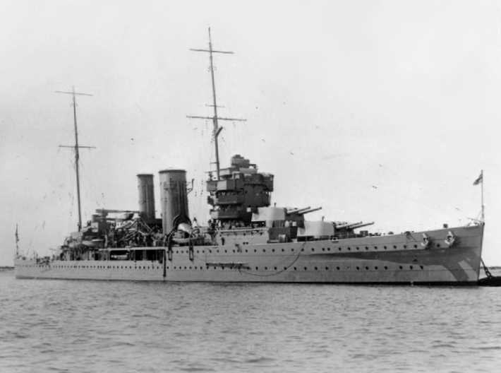 Nameplate HMS York 3d printed York-class heavy cruiser HMS York.