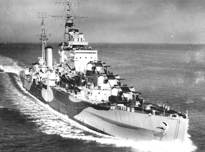 Nameplate HMS Argonaut 3d printed Dido-class light cruiser HMS Argonaut.