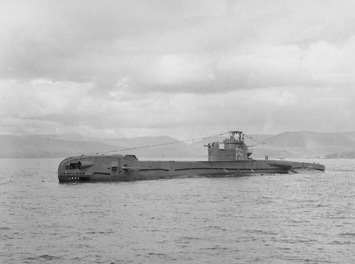 Nameplate HMS Tabard 3d printed T-class submarine HMS Tabard.