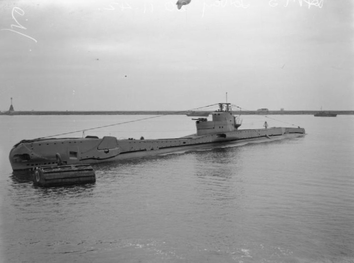 Nameplate HMS Torbay 3d printed T-class submarine HMS Torbay.