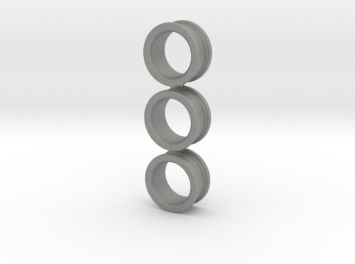 03x Size 3 Finger-Rings (large) 3d printed