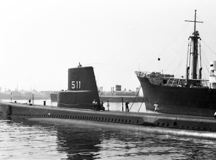 Nameplate Enrico Tazzoli 3d printed Gato-class submarine Enrico Tazzoli.